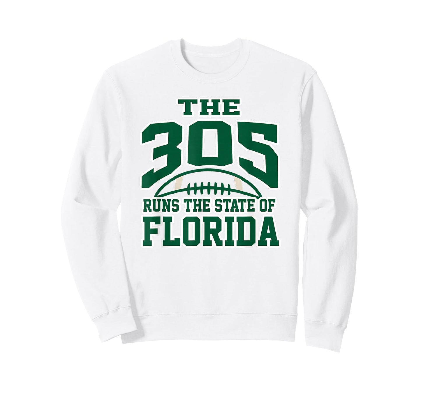 305 Miami Area Code Runs The State of Florida Pride Apparel T-Shirt