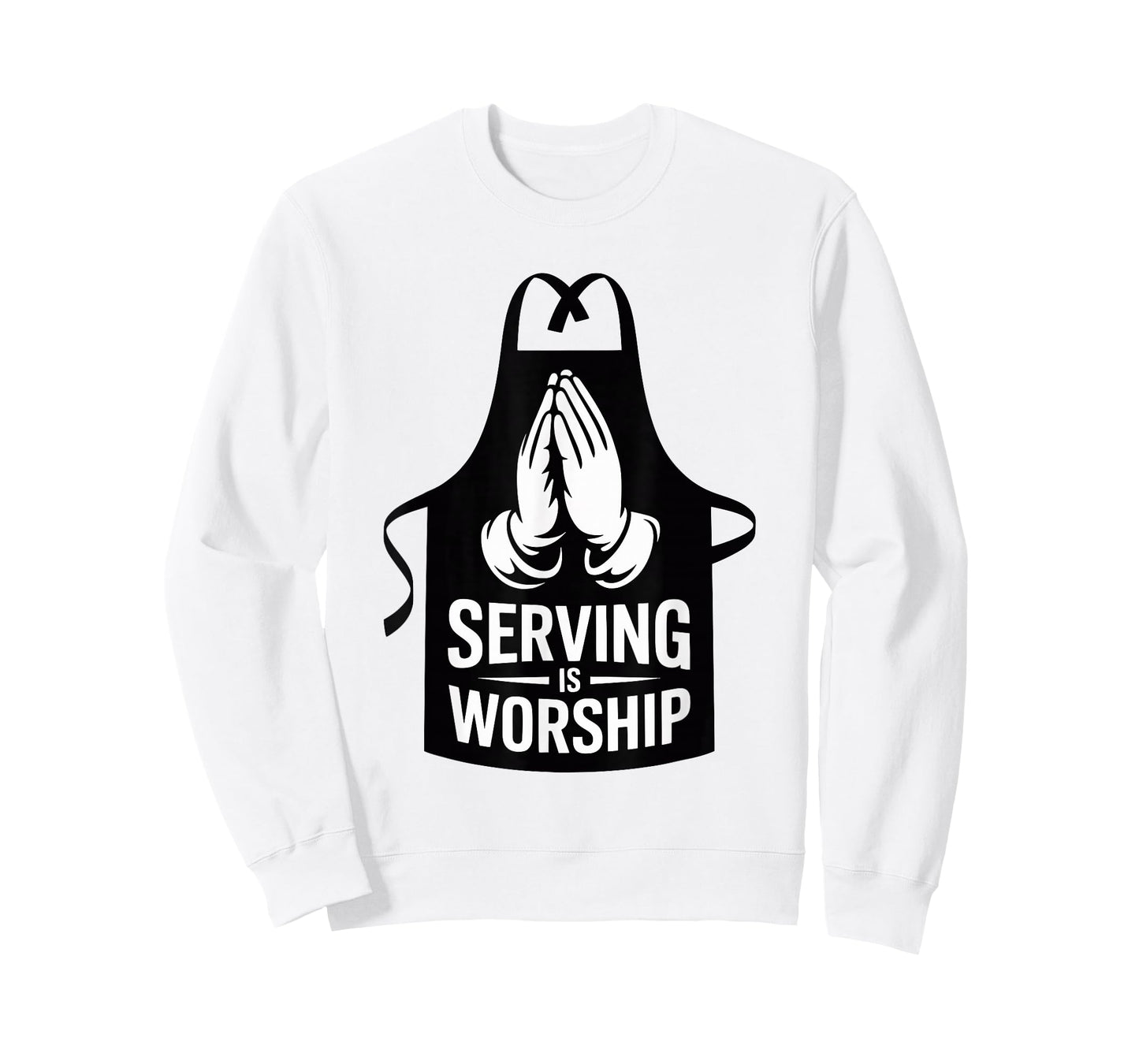 Serving is Worship Christian Faith Service and Humility T-Shirt