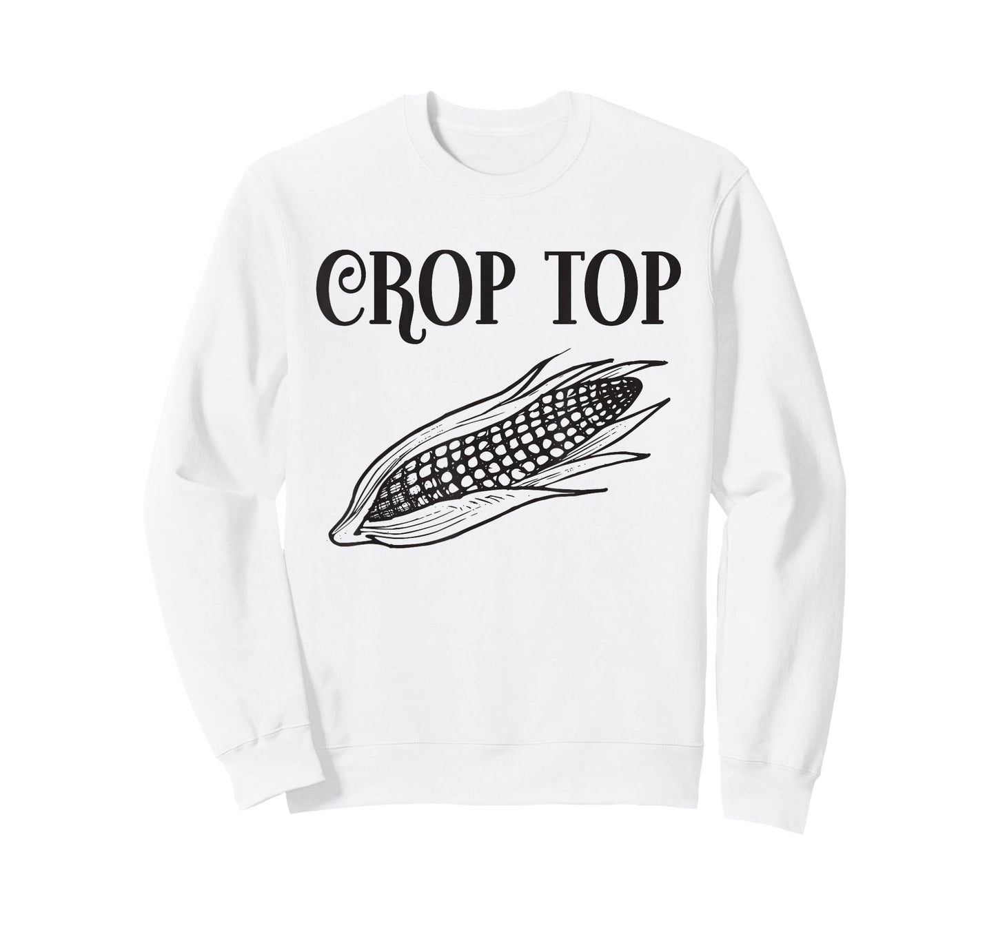 Crop Top Funny Gardening Farming Corn Lover Corny Country T-Shirt