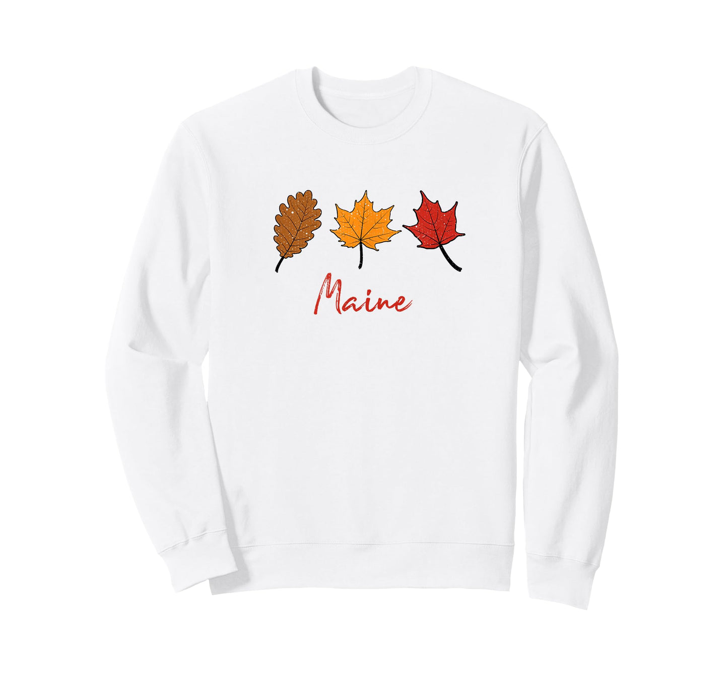Maine Fall Foliage Autumn Leaf Peeping Oak Maple Leaves T-Shirt