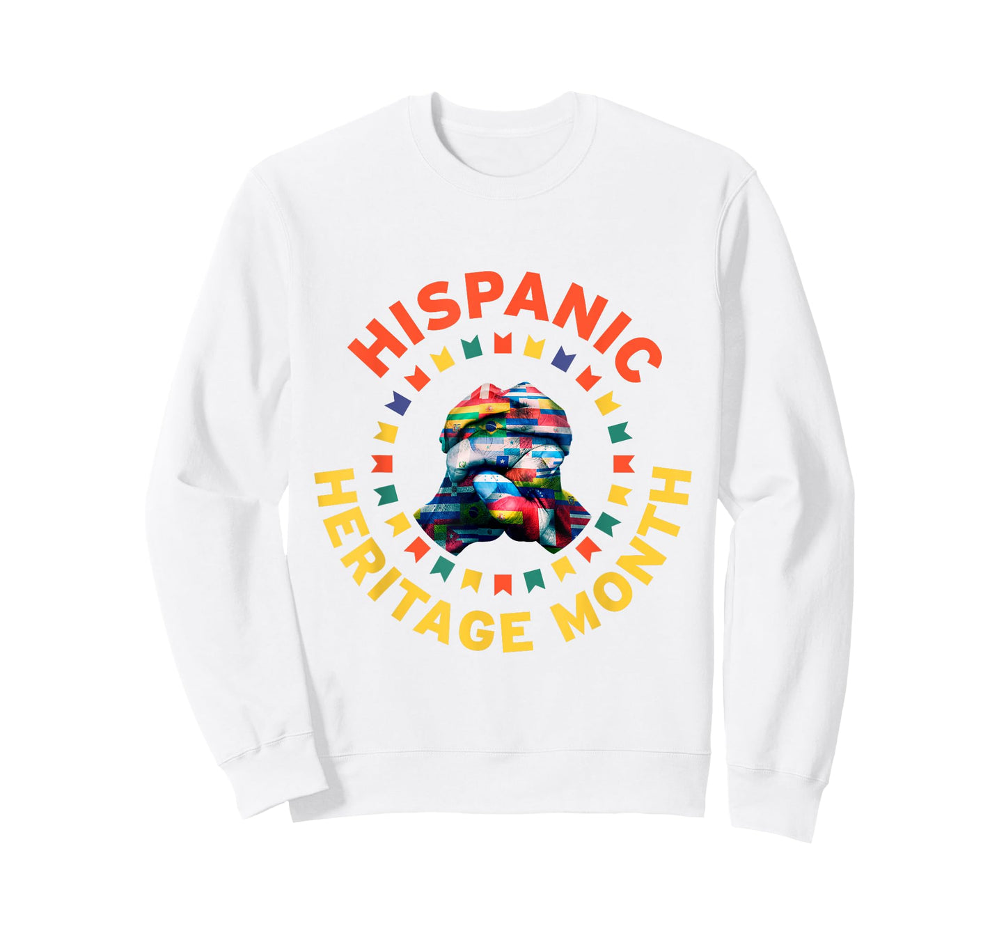 Hispanic Heritage Month Shirt Countries Flag Holding Hands T-Shirt