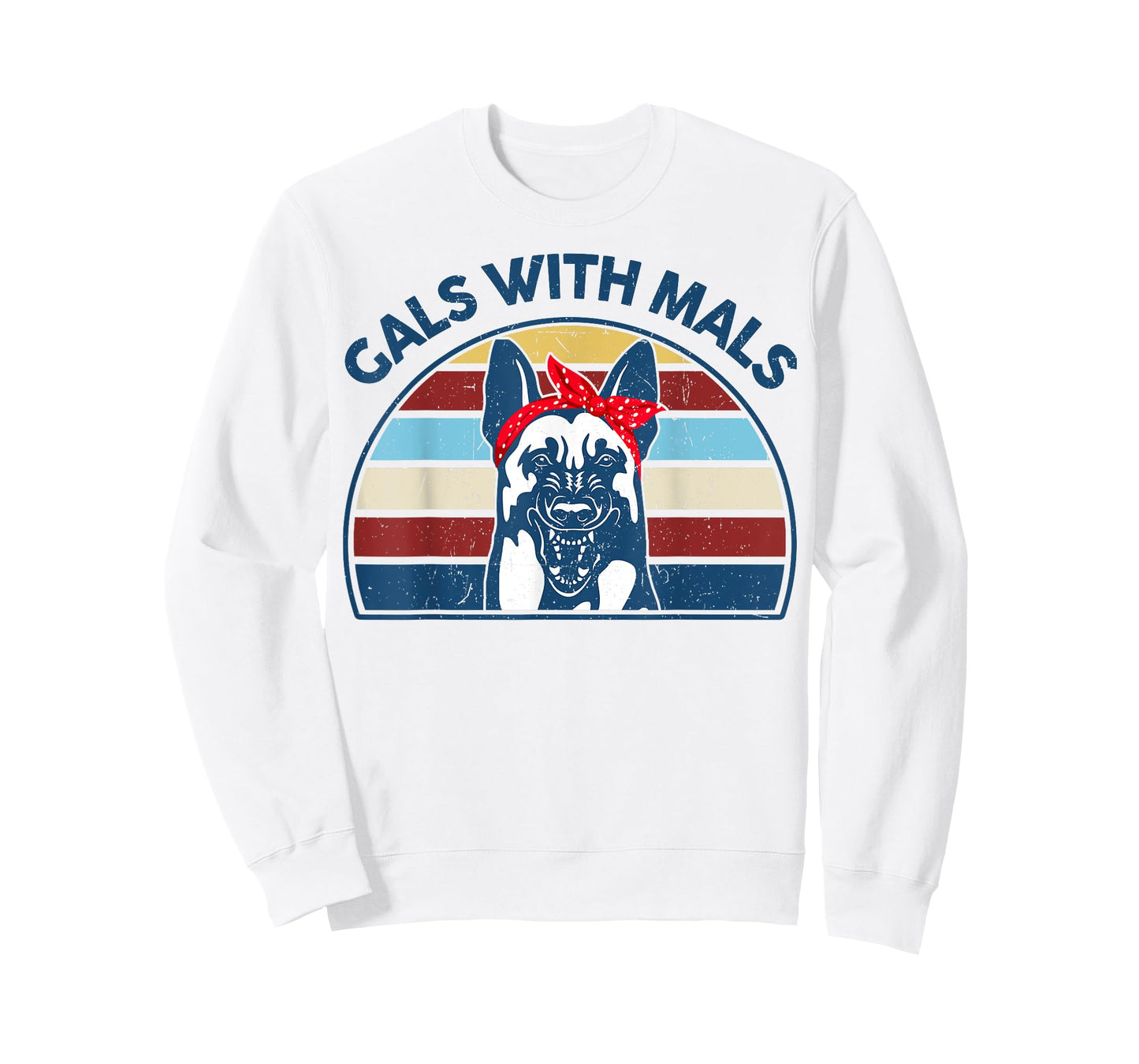Funny Belgian Malinois Gals With Mals for Maligator Dog Mom T-Shirt