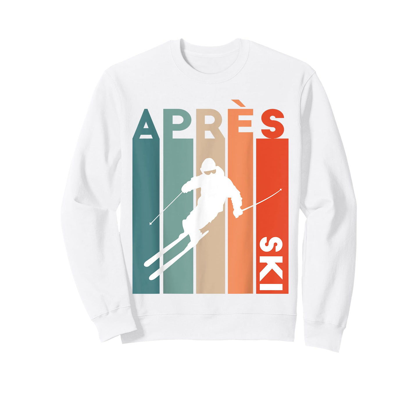 Retro vintage skiing ski skier retro vintage apres ski T-Shirt