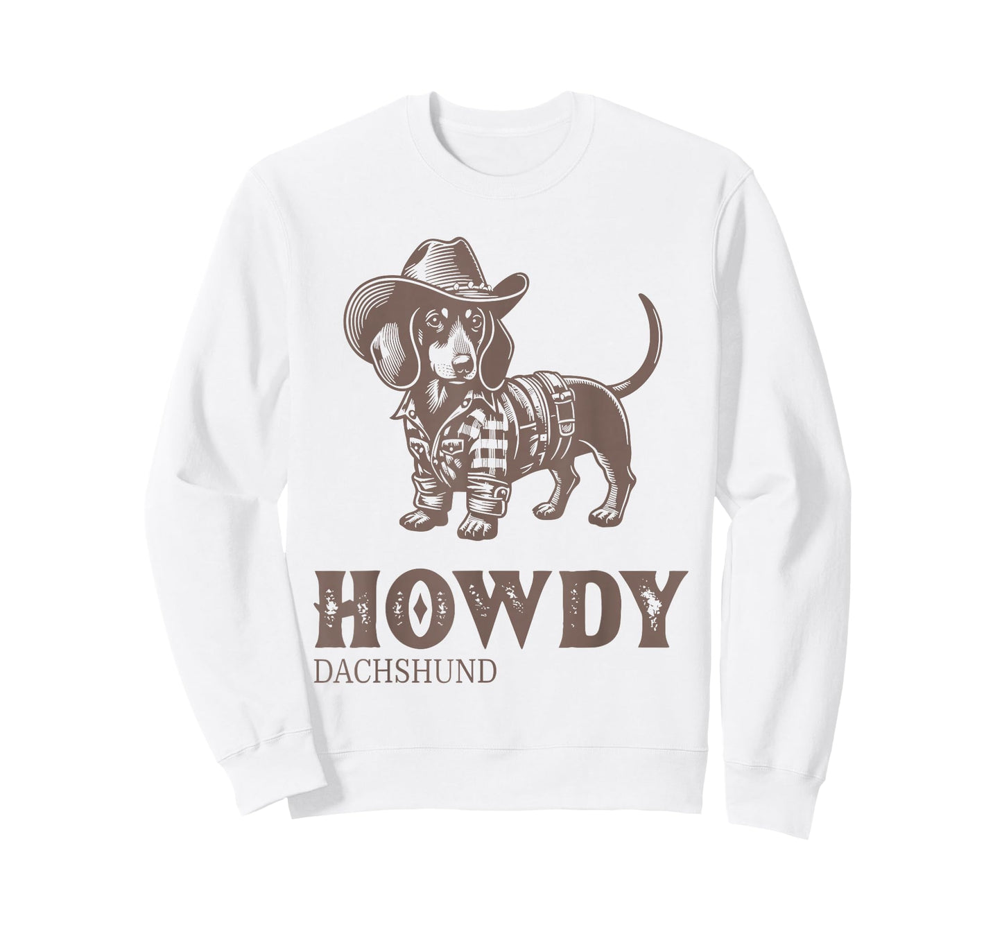 Howdy Partner Ready for Rodeo Cowboy Weenie Dog Dachshund T-Shirt