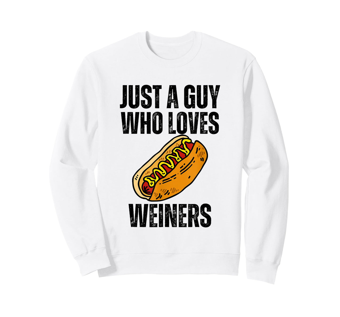 Just A Guy Who Loves Weiners Funny LGBTQ Hotdog Men T-Shirt