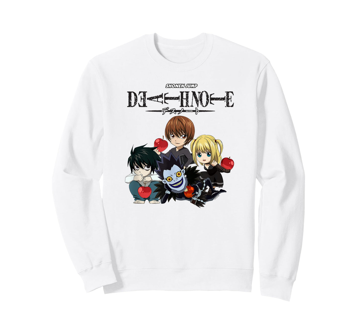 Death Note Chibi Characters with Apples Anime T-Shirt