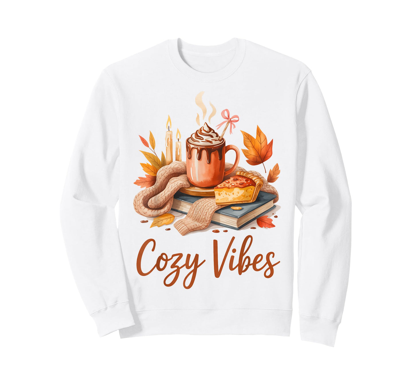 Cozy Vibes for Fall Lovers Relaxing at Home T-Shirt