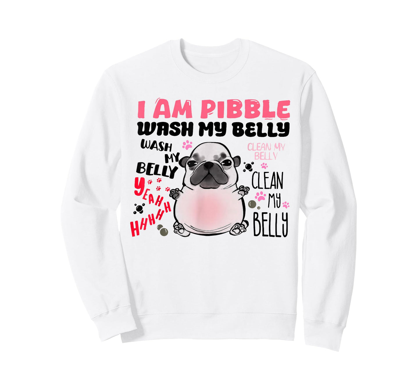 I Am Pibble Wash My Belly Pibble Meme Funny Dog Brainrot T-Shirt