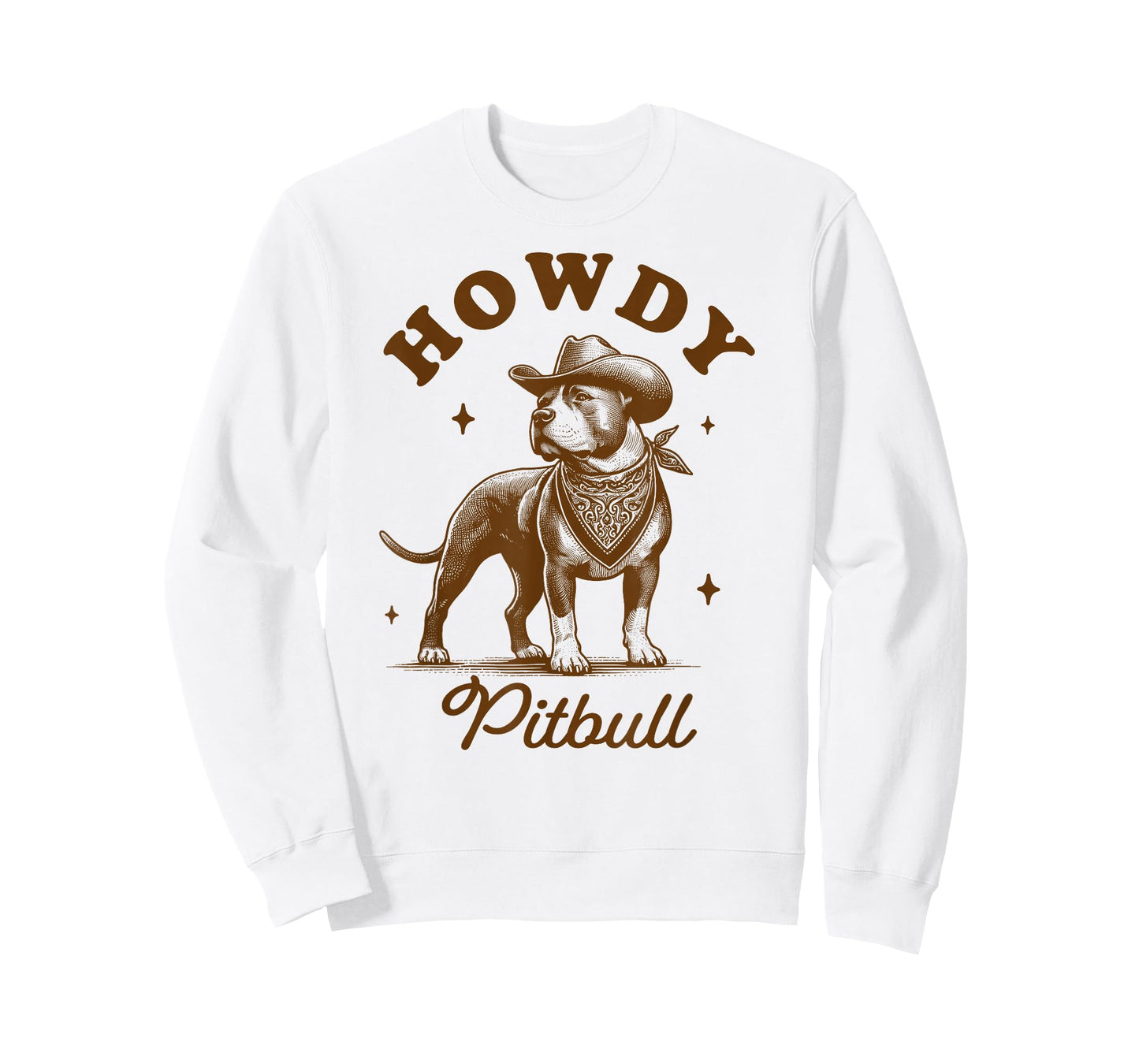 Pitbull Pittie Mom Pitbull Lover Western Life Howdy Pitbull T-Shirt