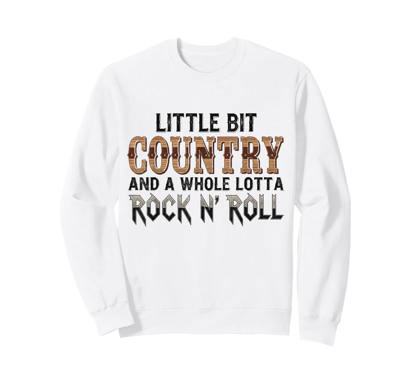 Little Bit Country Whole Lotta Rock n’ Roll T-Shirt