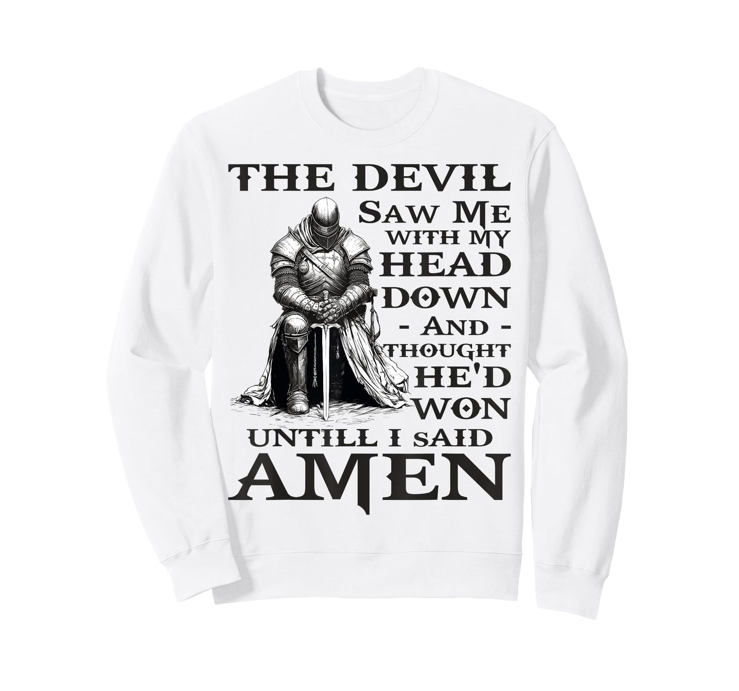 The Devil Saw Me With My Head Down christian T-Shirt