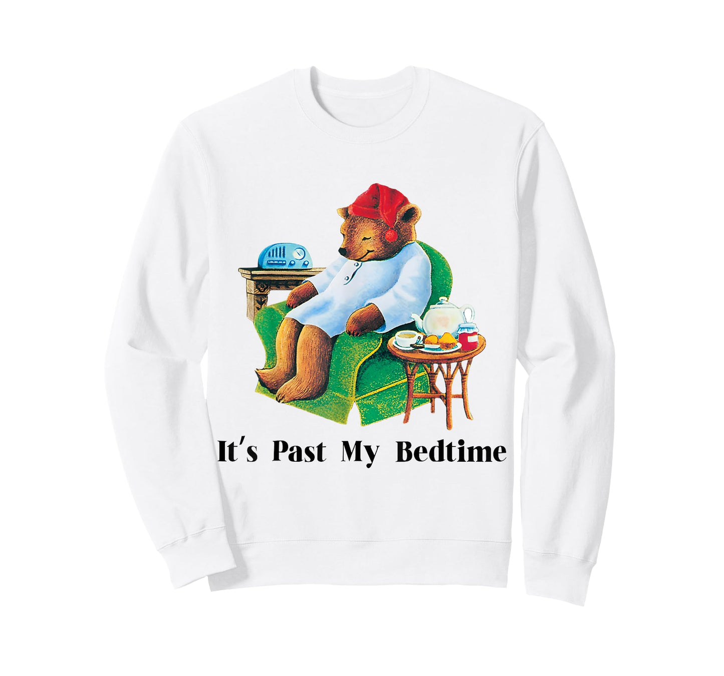 It's Past My Bedtime Funny Bear Lover Vintage For Men Women T-Shirt