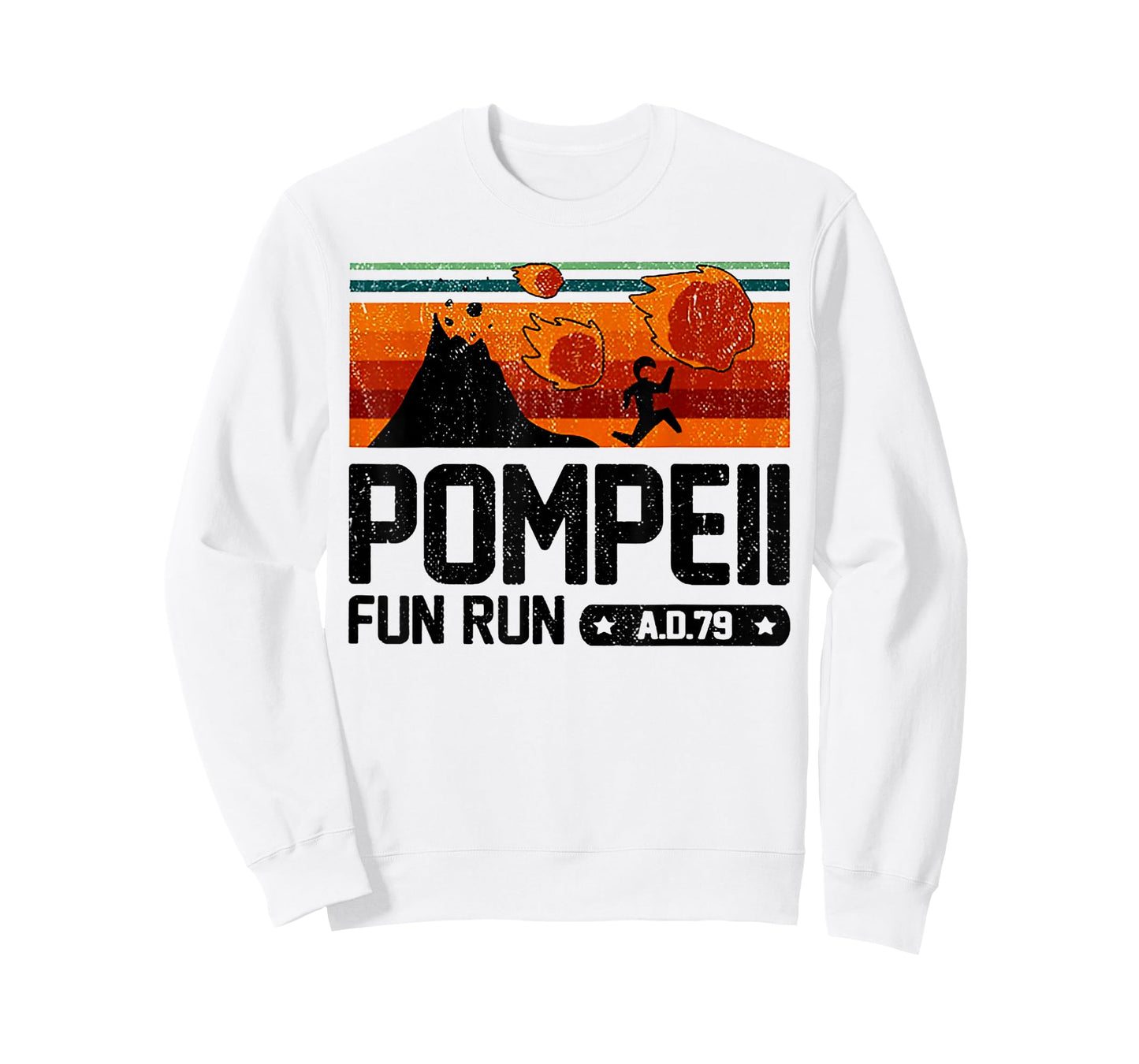 Pompeii Fun Run 79 AD Retro Vintage T-Shirt