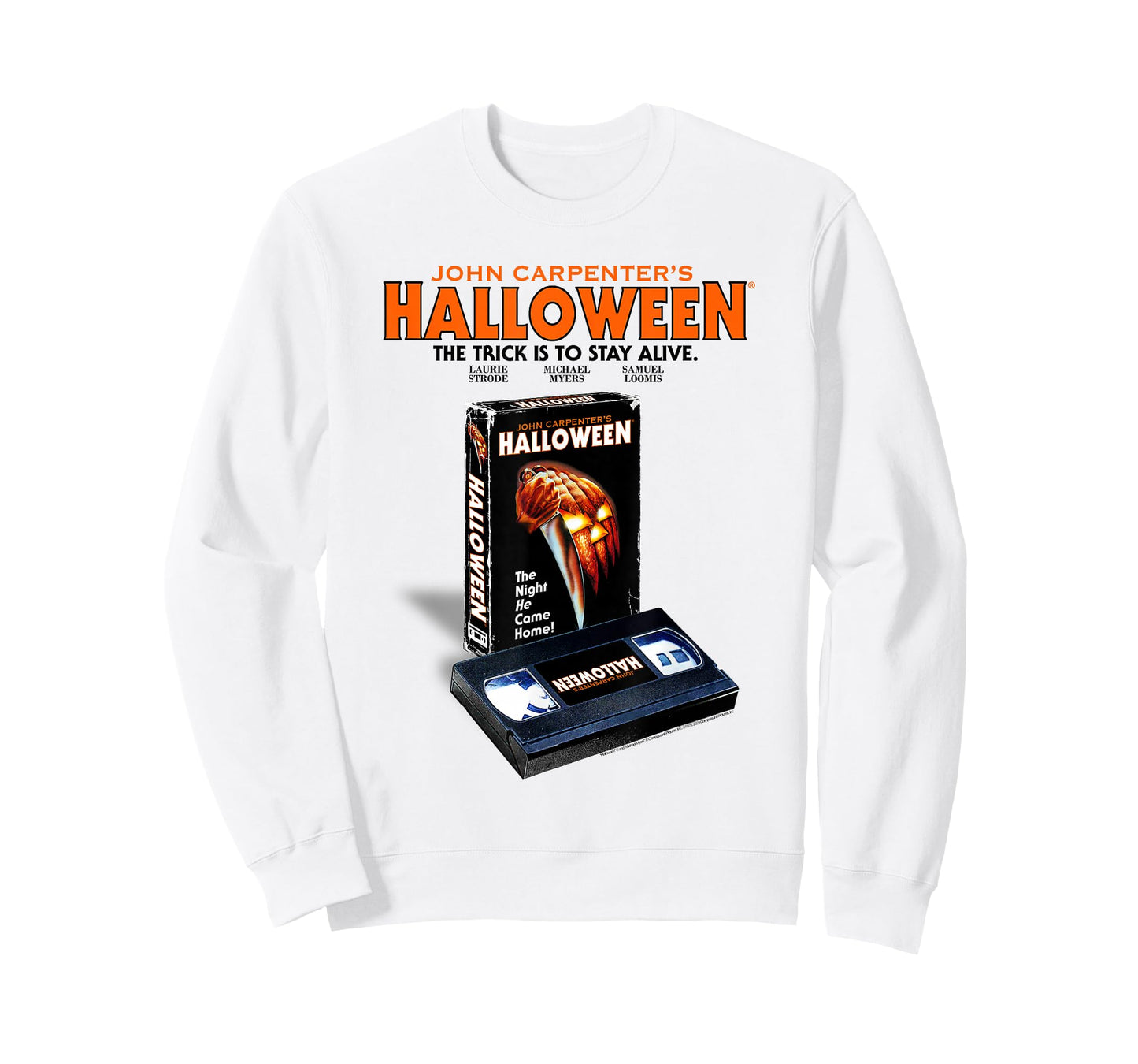 Halloween Vintage VHS Poster Retro Horror Movie T-Shirt