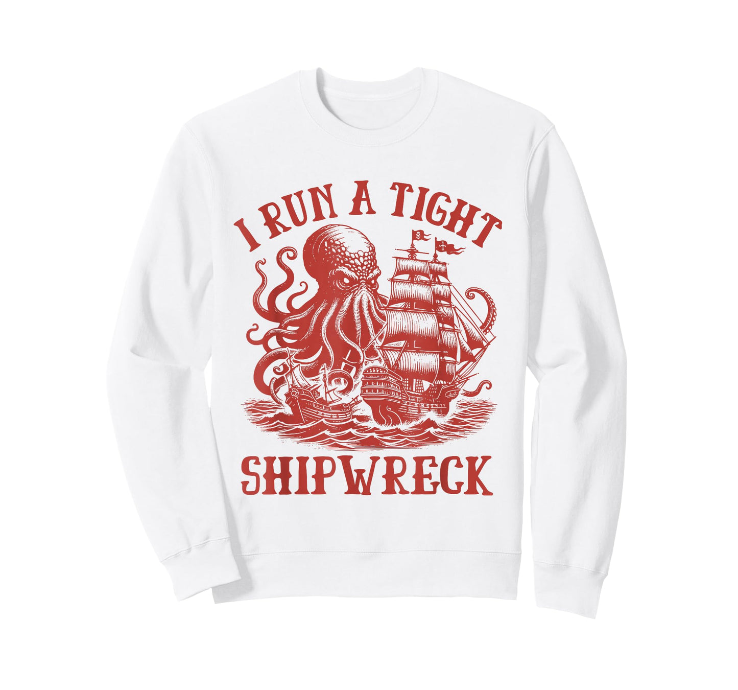 Vintage I Run a Tight Shipwreck Sarcastic Homeschool Mom T-Shirt
