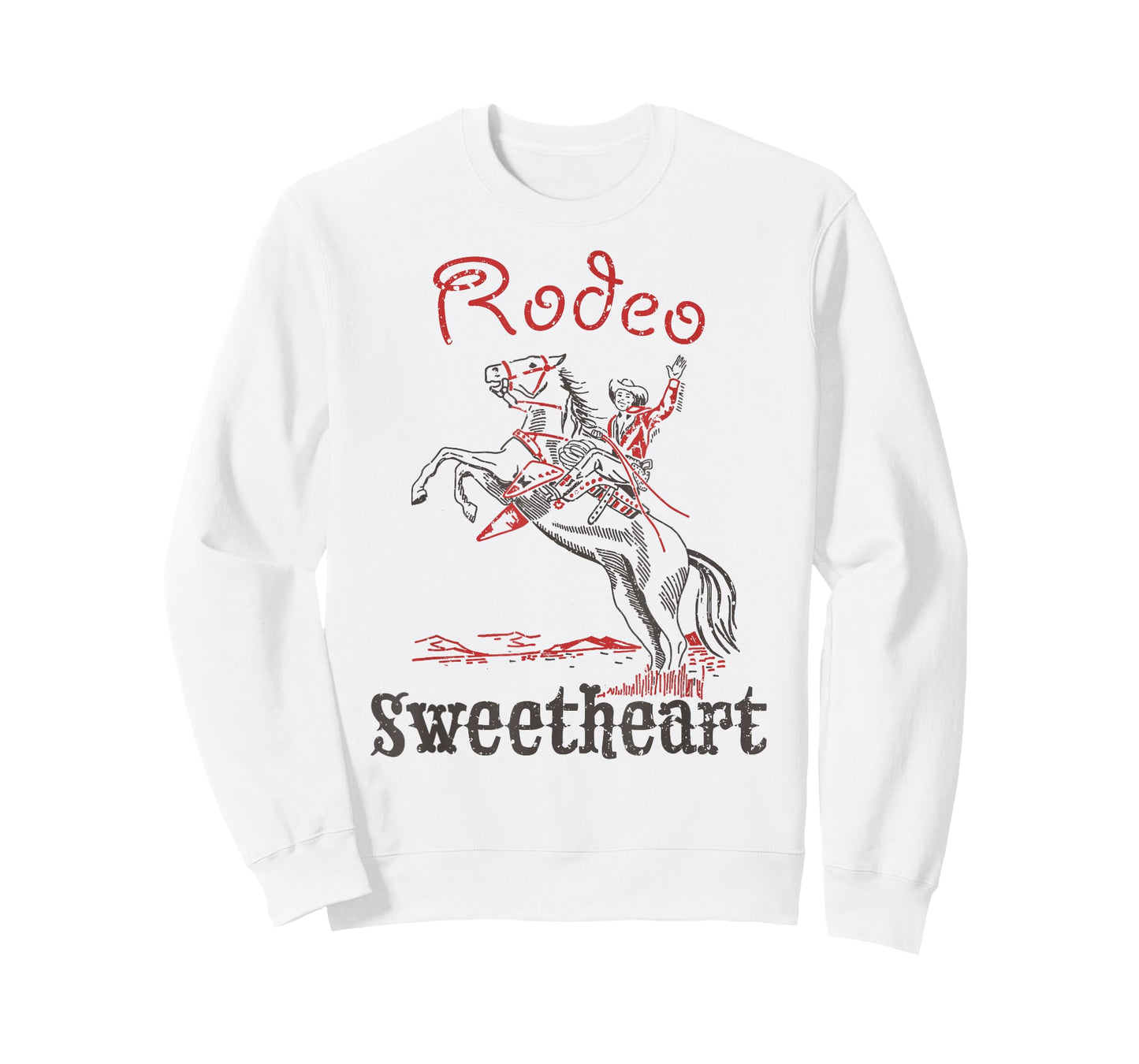 Rodeo Sweetheart Western Cowboy Cowgirl Vintage Cute T-Shirt
