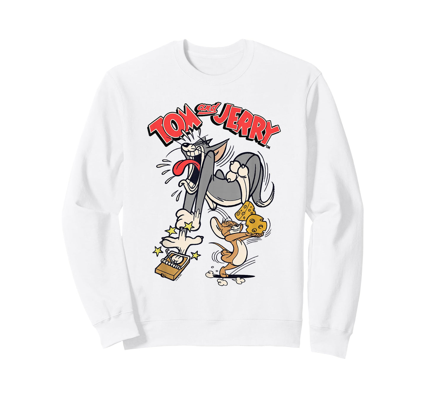 Tom and Jerry Classic Mousetrap Fail Scene Logo T-Shirt