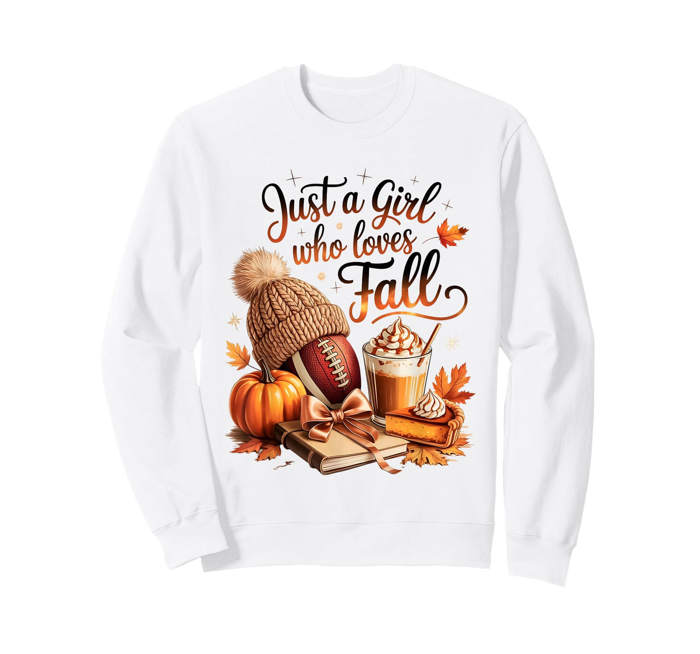 Just a Girl Who Loves Fall Cozy Fall Season Autumn Girl T-Shirt