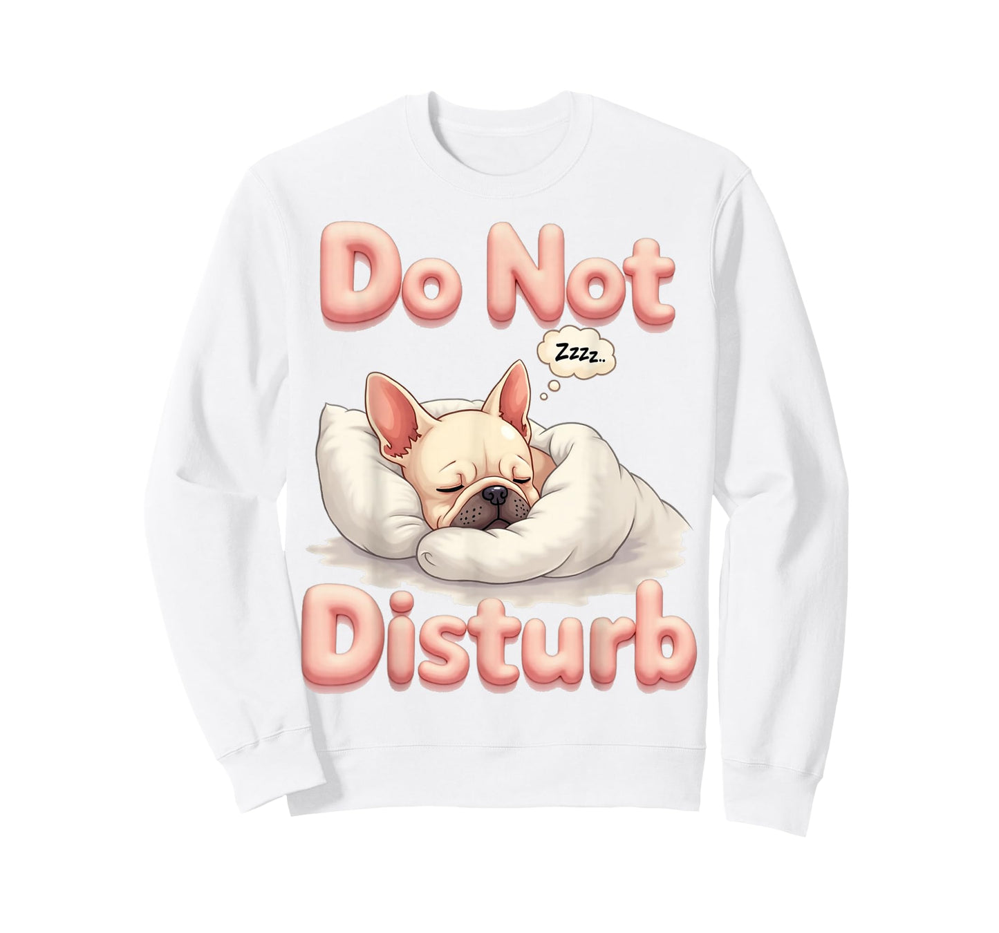Do Not Disturb Frenchie Dog Funny French Bulldog Pajamas T-Shirt