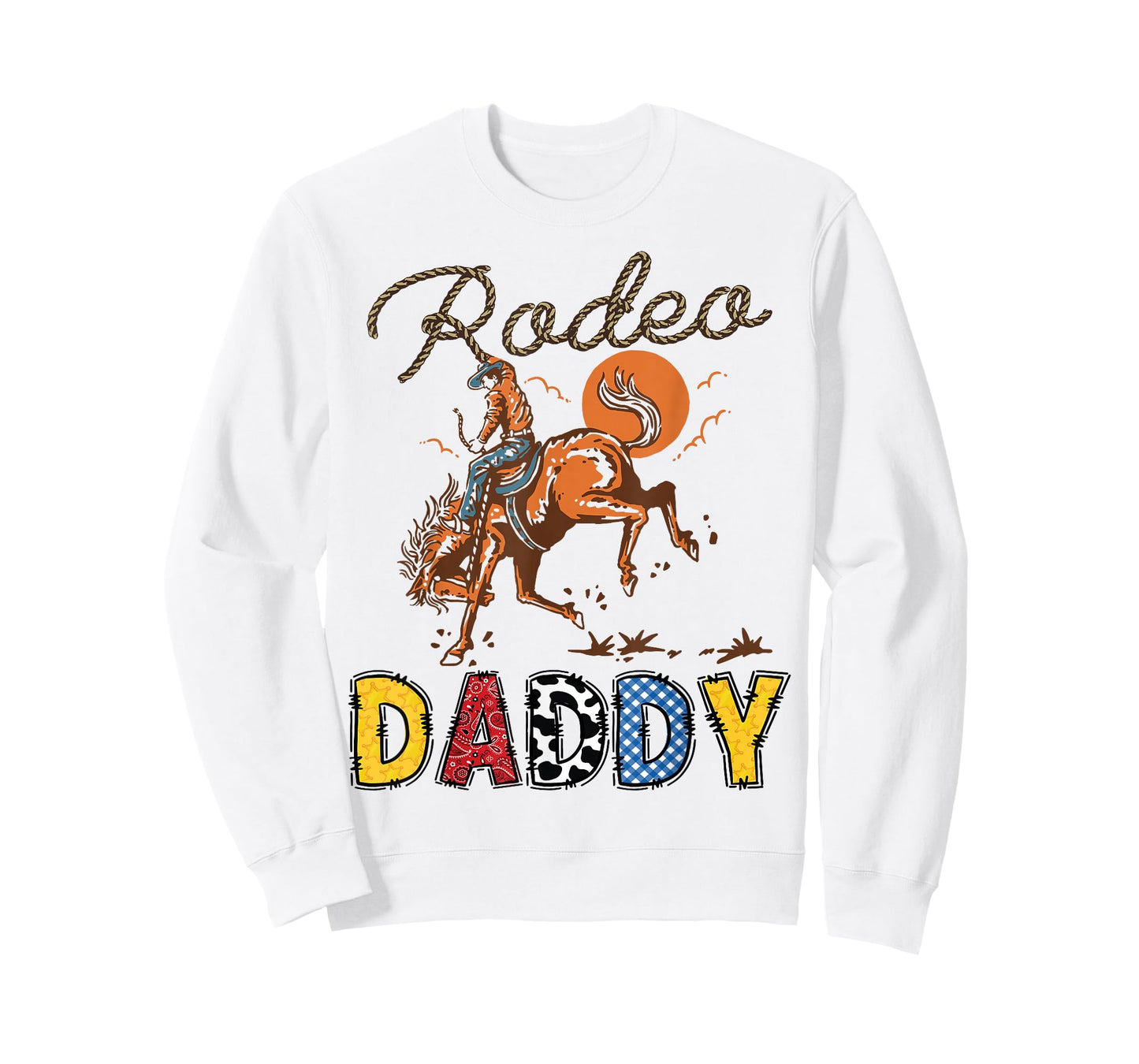 Rodeo Daddy Cowboy Cowgirl Birthday Matching Family T-Shirt