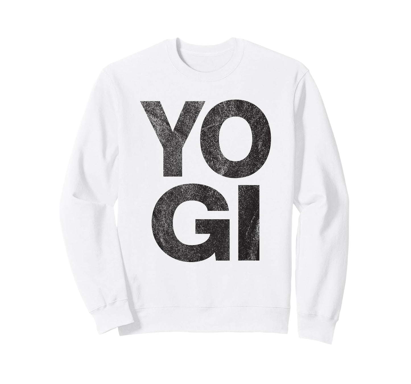 YOGI - distressed retro yoga lover workout gym exercise zen T-Shirt