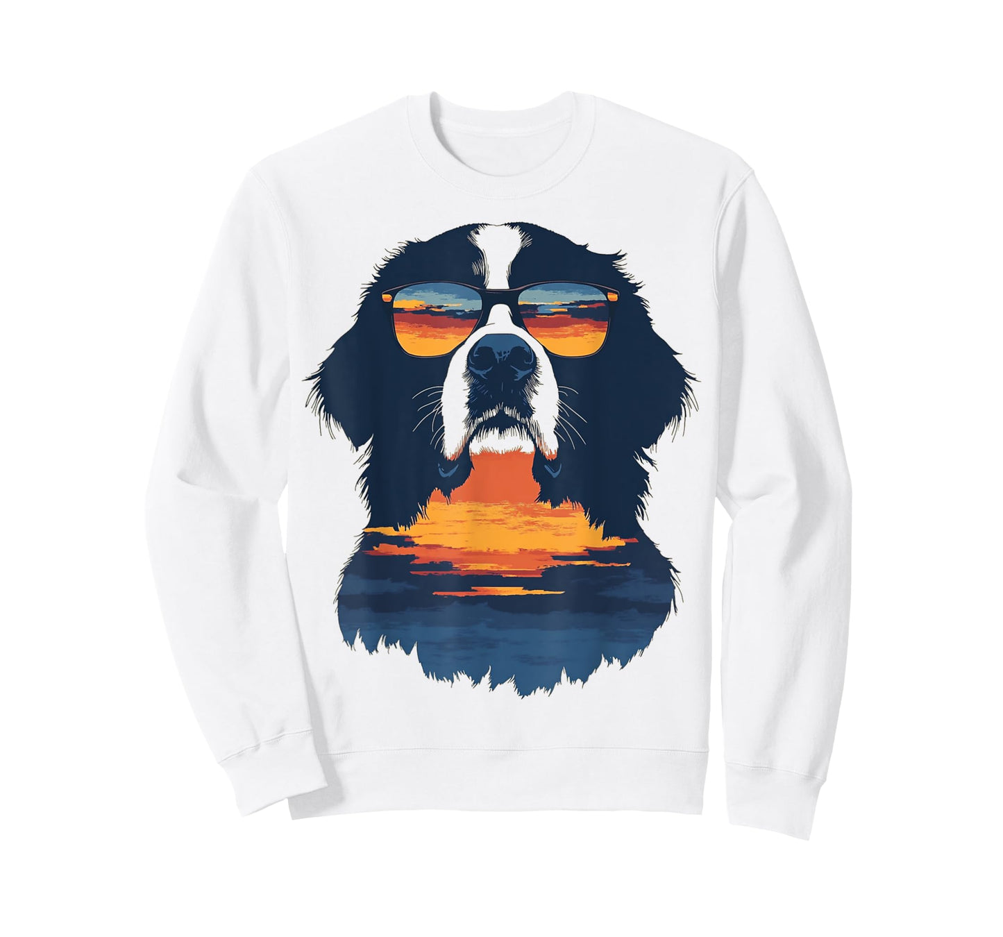 Bernese Mountain Dog Hawaiian Men Women Kids T-Shirt