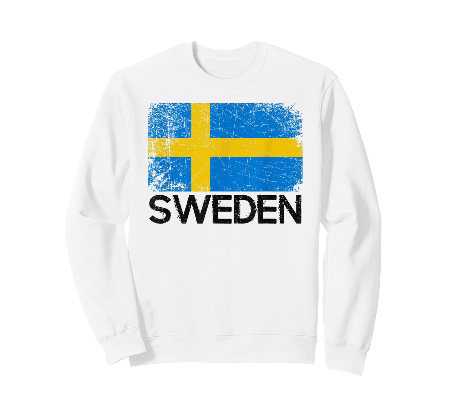 Swedish Flag T-Shirt | Vintage Made In Sweden Gift T-Shirt