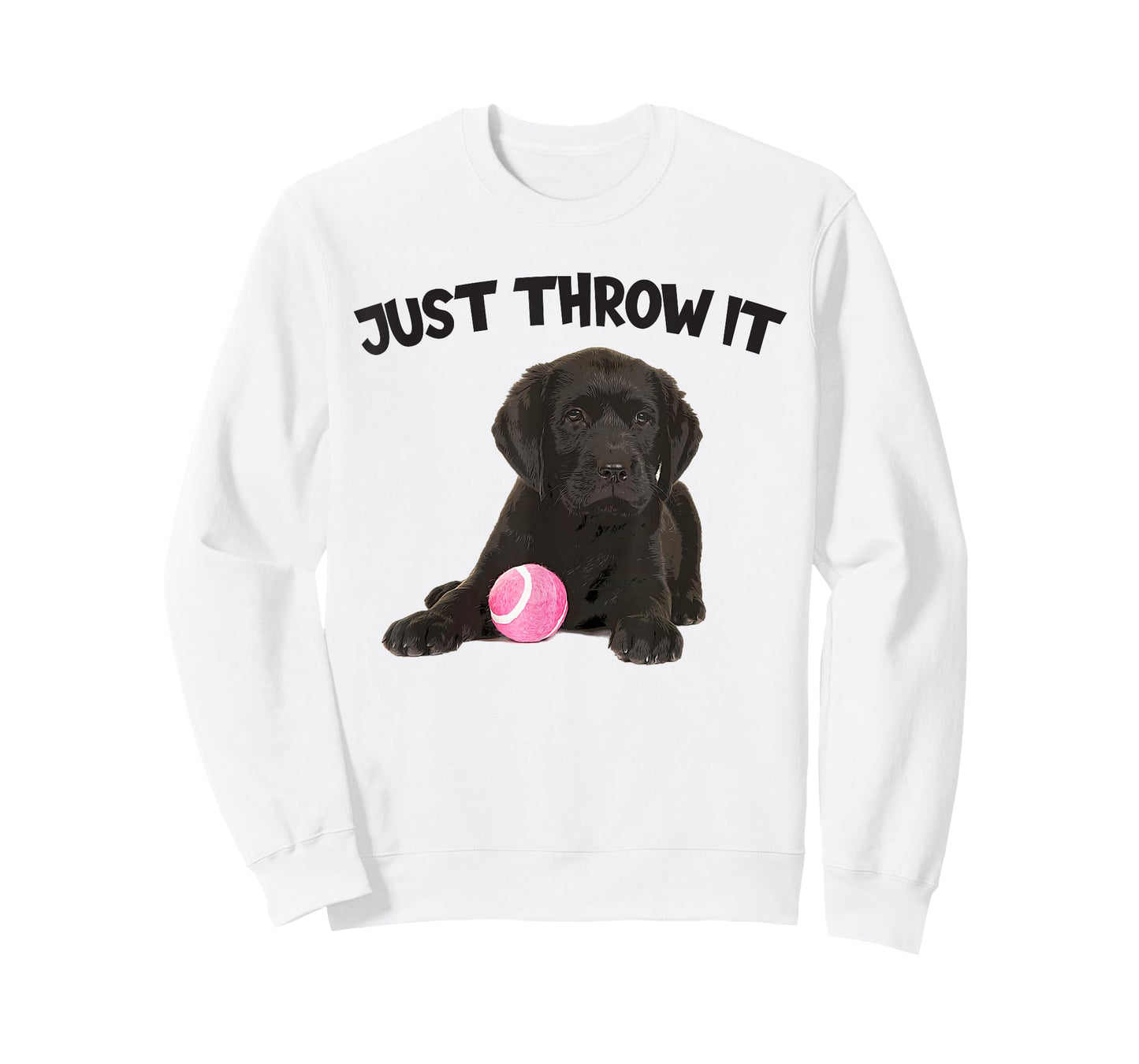 Just Throw It Play Fetch Funny Labrador Retriever T-Shirt