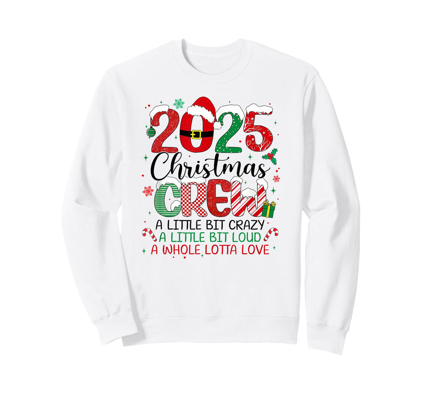 Christmas Cruisin Crew 2025 Matching Family Cruise Holiday T-Shirt