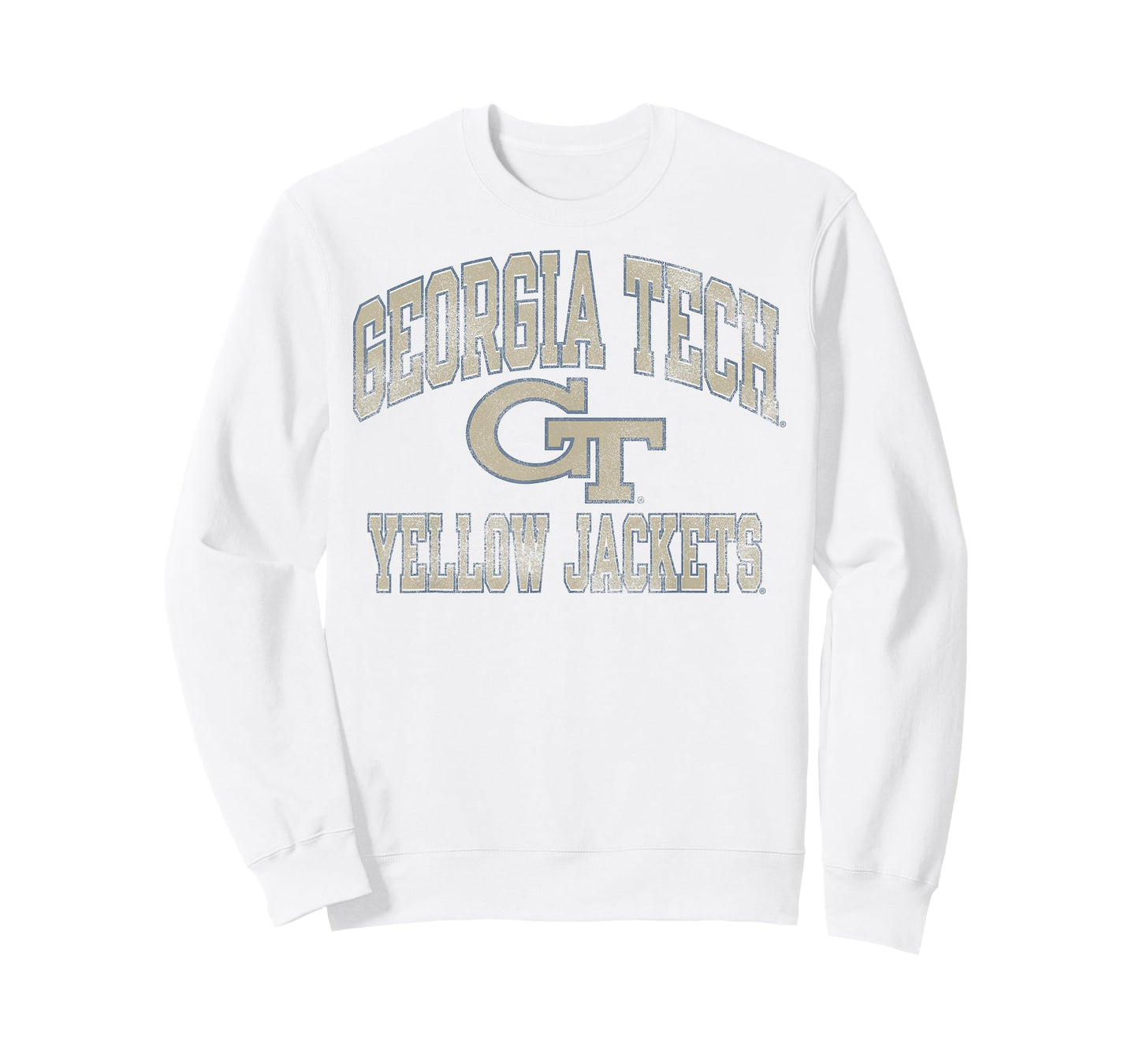 Georgia Tech Yellow Jackets Vintage Worn Gray T-Shirt