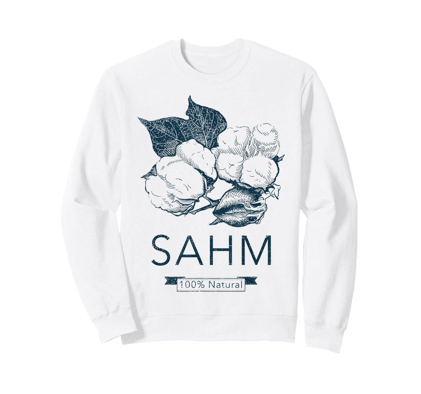 Stay at Home Mom. Natural Floral Graphic T-Shirt