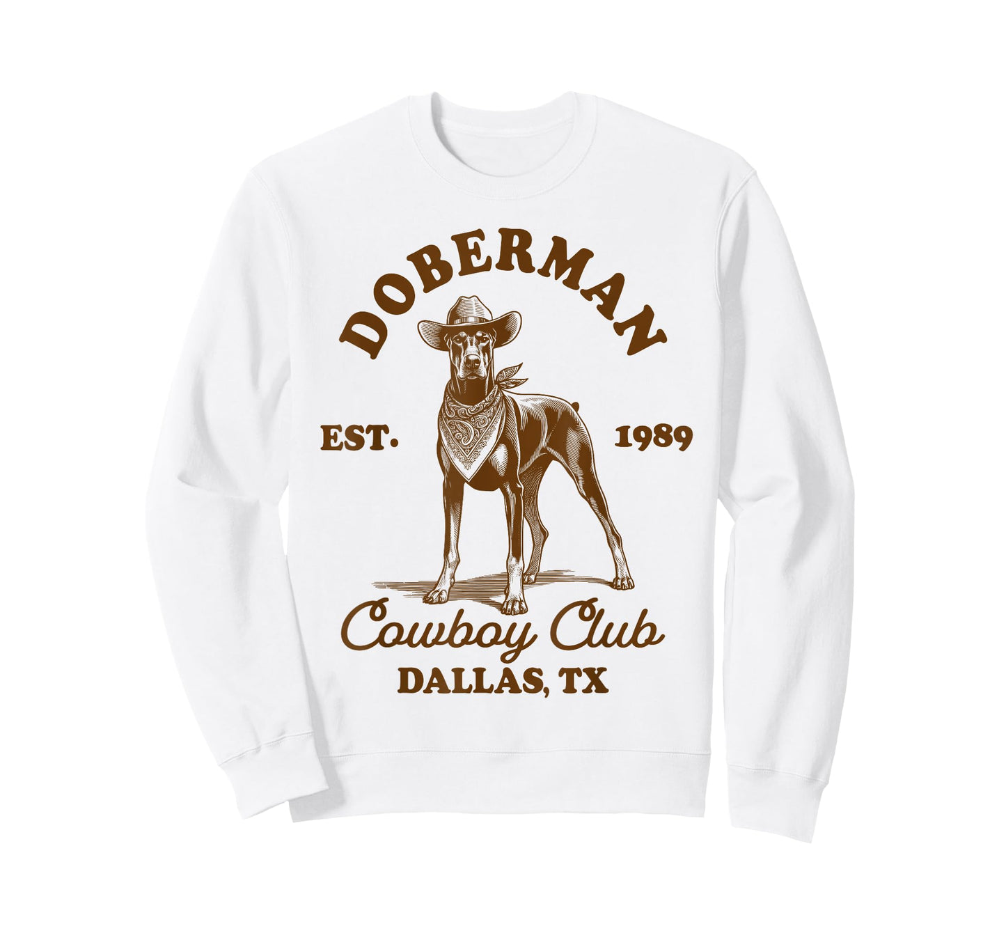 Doberman Lover Doberman Mom Western Doberman Cowboys Club T-Shirt