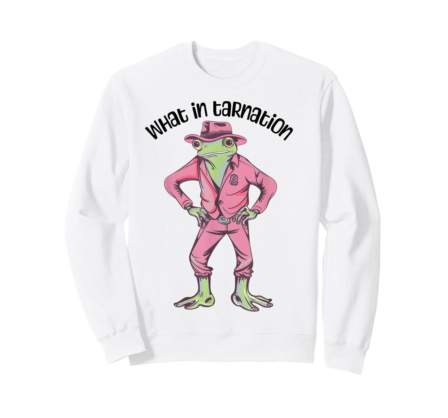Cowgirl Frog Funny Western Frog Country Frogcore Pink Cowboy T-Shirt