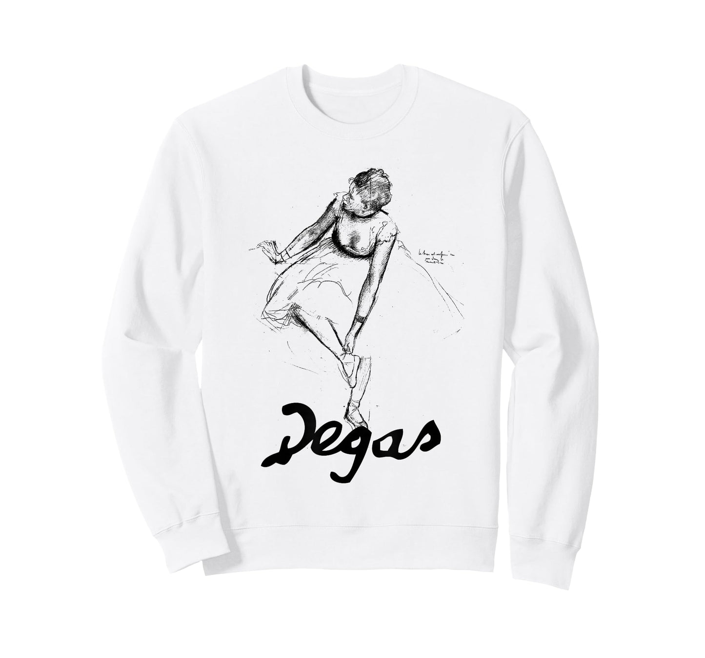 Edgar Degas Dancer Adjusting Her Slipper T-Shirt T-Shirt