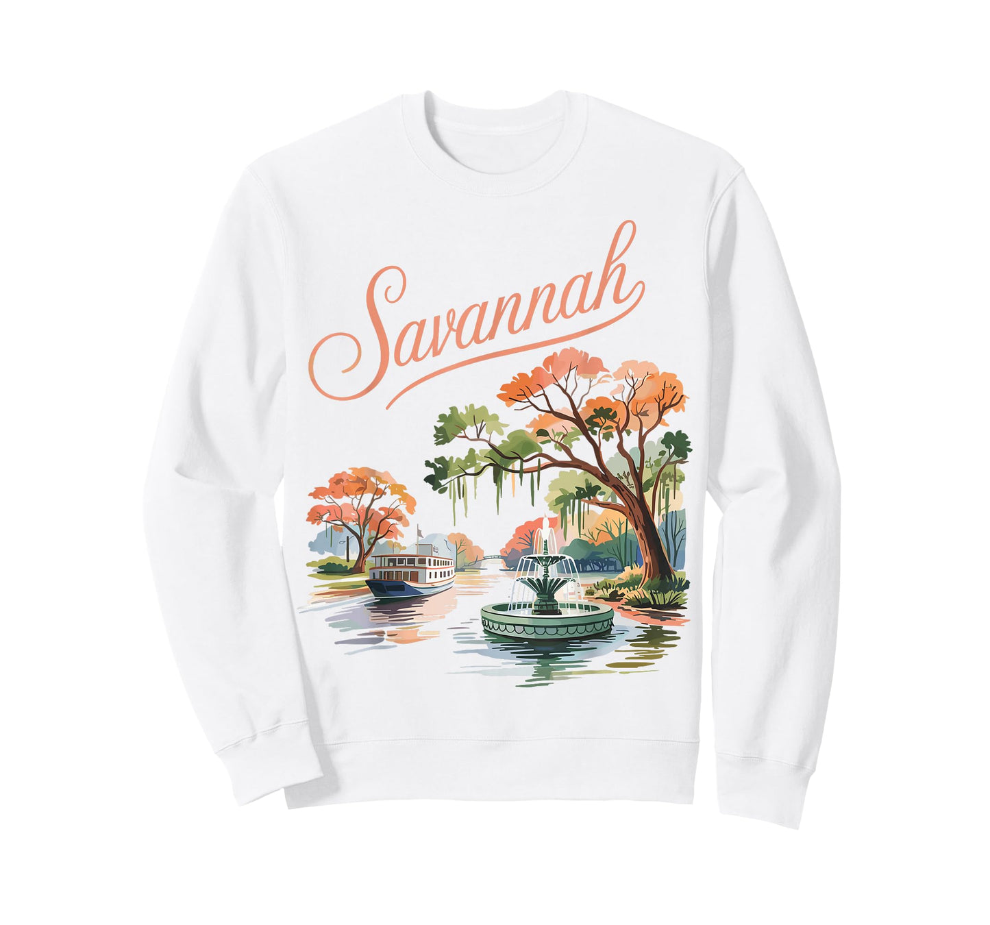 Historic Savannah Georgia Vintage Southern City T-Shirt