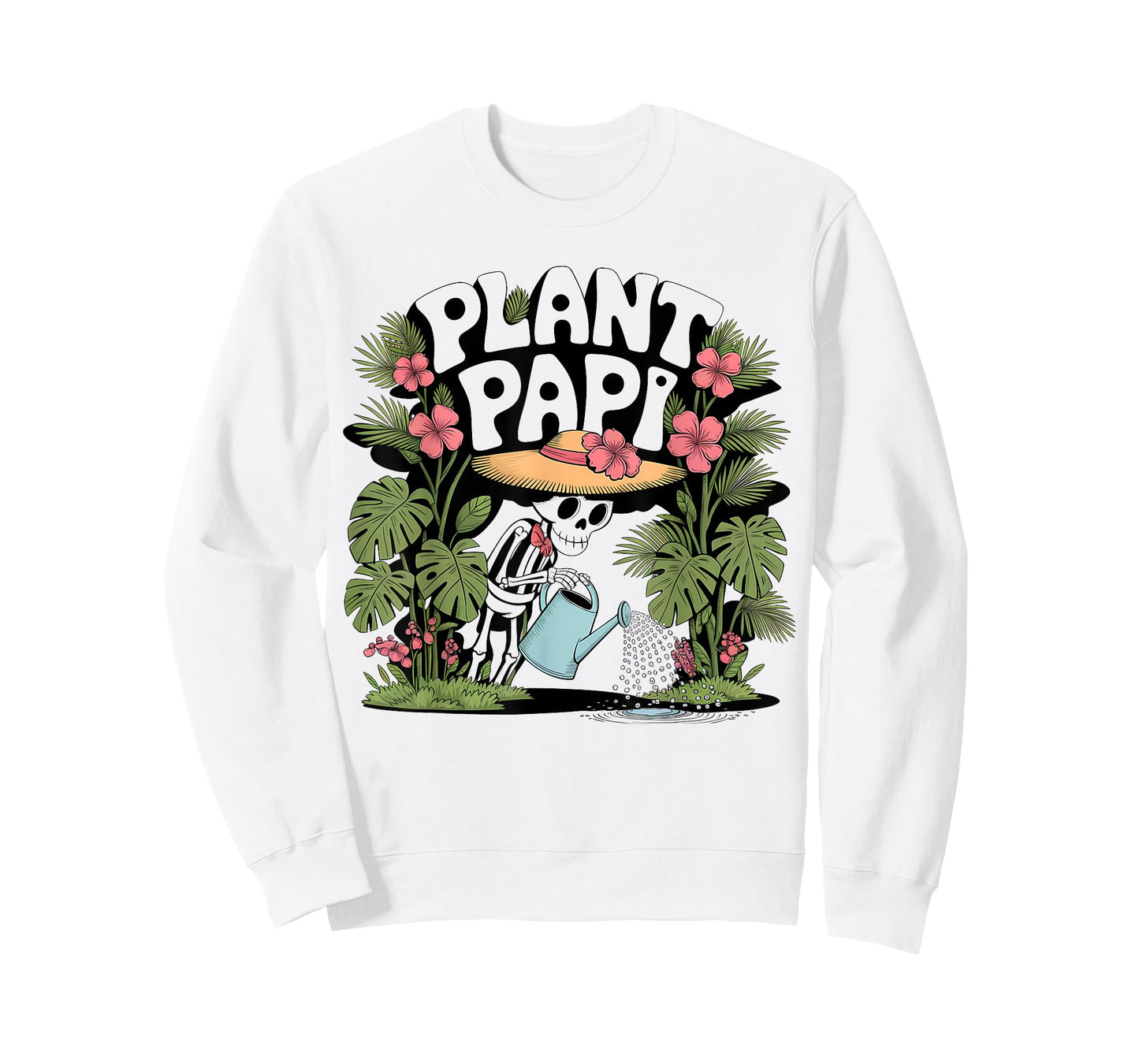 Plant Papi Daddy Gardener Happy Halloween Funny Men & Women T-Shirt