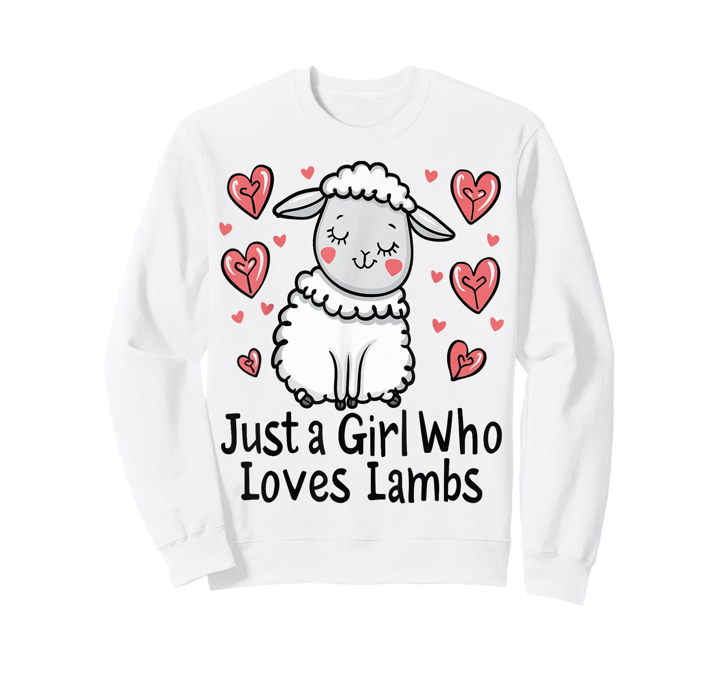 Funny Lamb Lovers Gift Just A Girl Who Loves Lambs T-Shirt