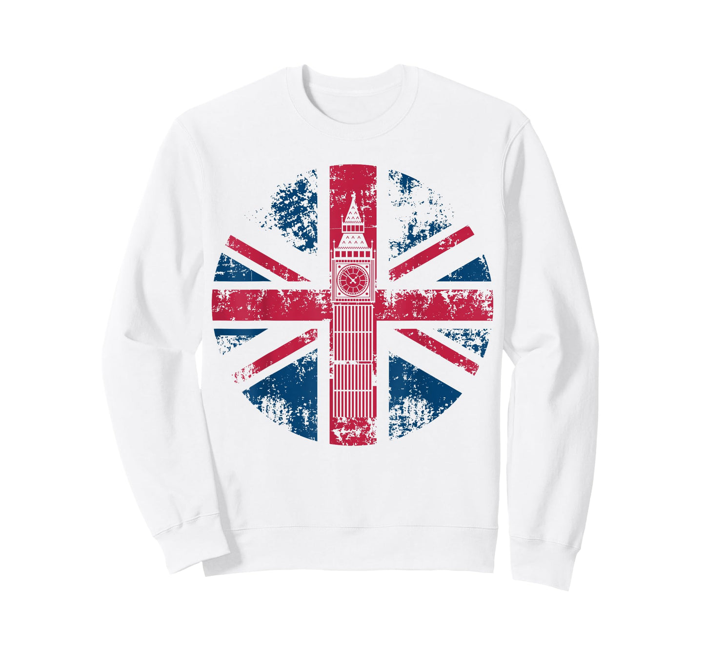 London Big Ben Union Jack Vintage UK Flag British Shirt Gift T-Shirt
