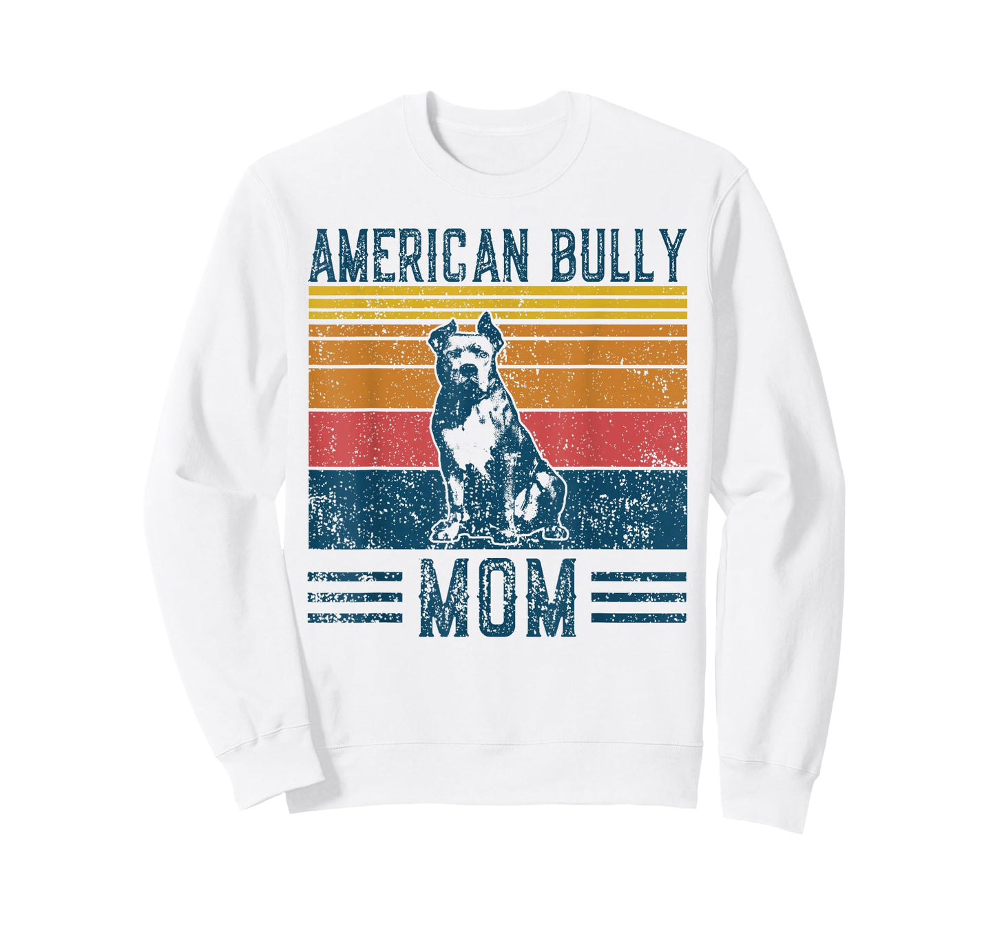Dog American Bully Mom - Vintage American Bully Mom T-Shirt