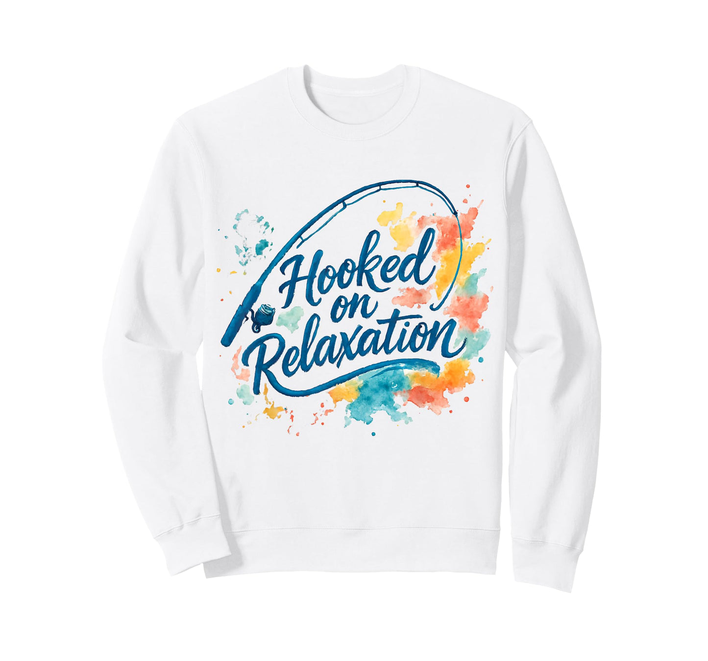 Hooked on Relaxation Fishing Lovers Fun Day Out T-Shirt