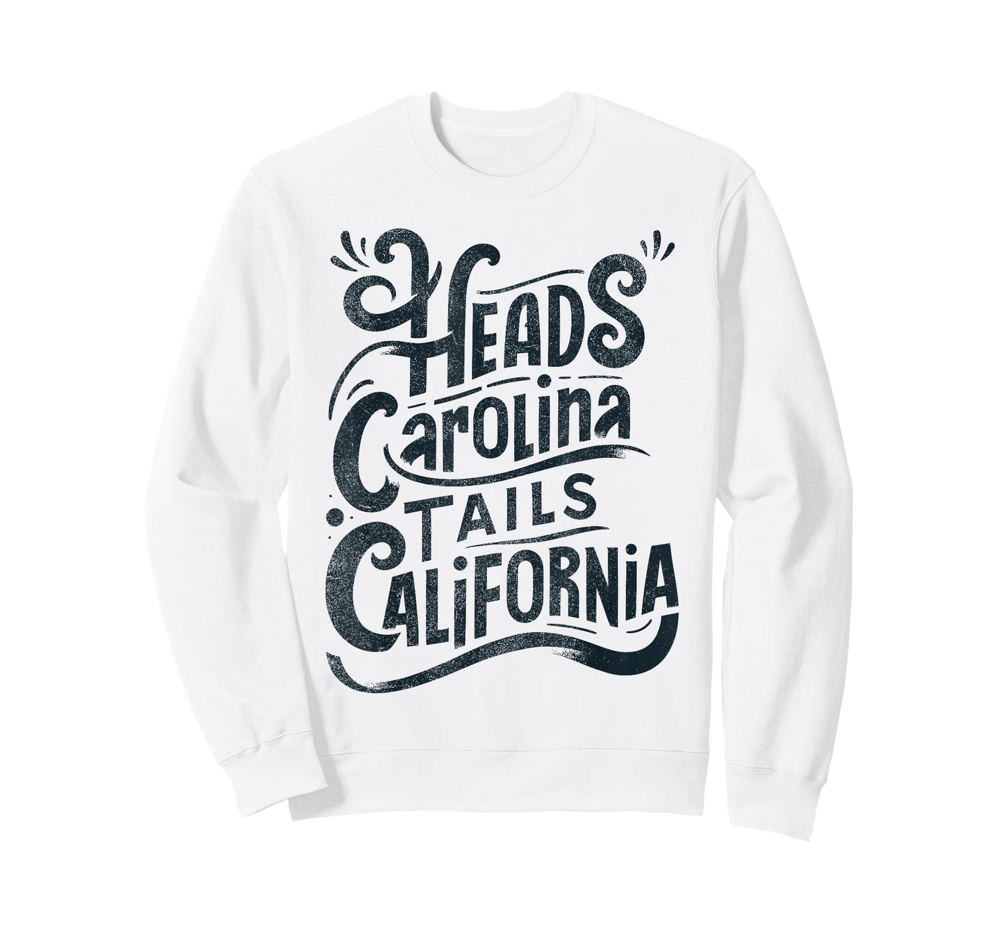 Heads Carolina Tail California Retro Vintage Country Music T-Shirt