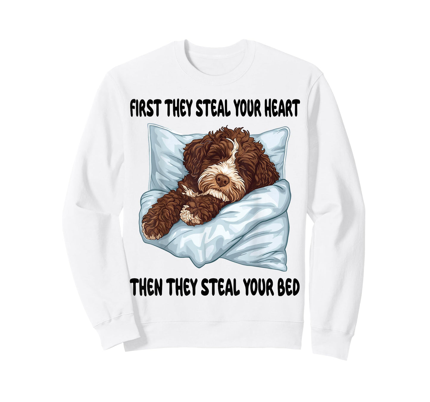 Bernedoodle Sleeping Pajamas Nightgown T-Shirt
