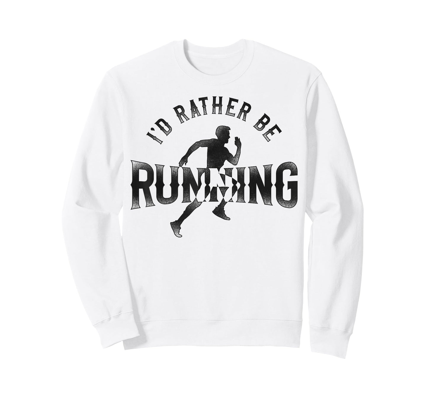 Running Runner Half Marathon Vintage I'd Rather Be Running T-Shirt