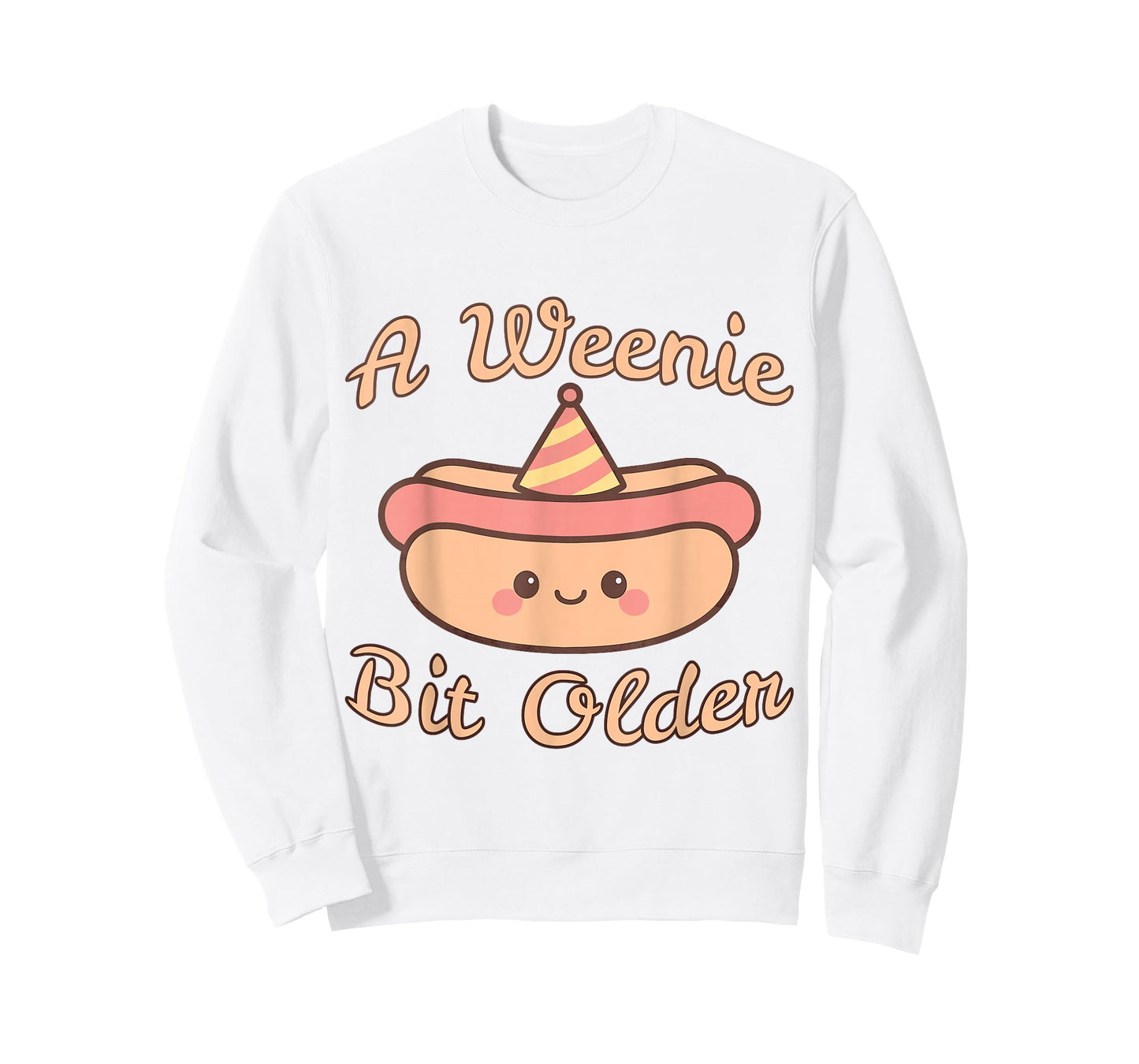 A Weenie Bit Older a Cute and Funny hot Dog Birthday T-Shirt