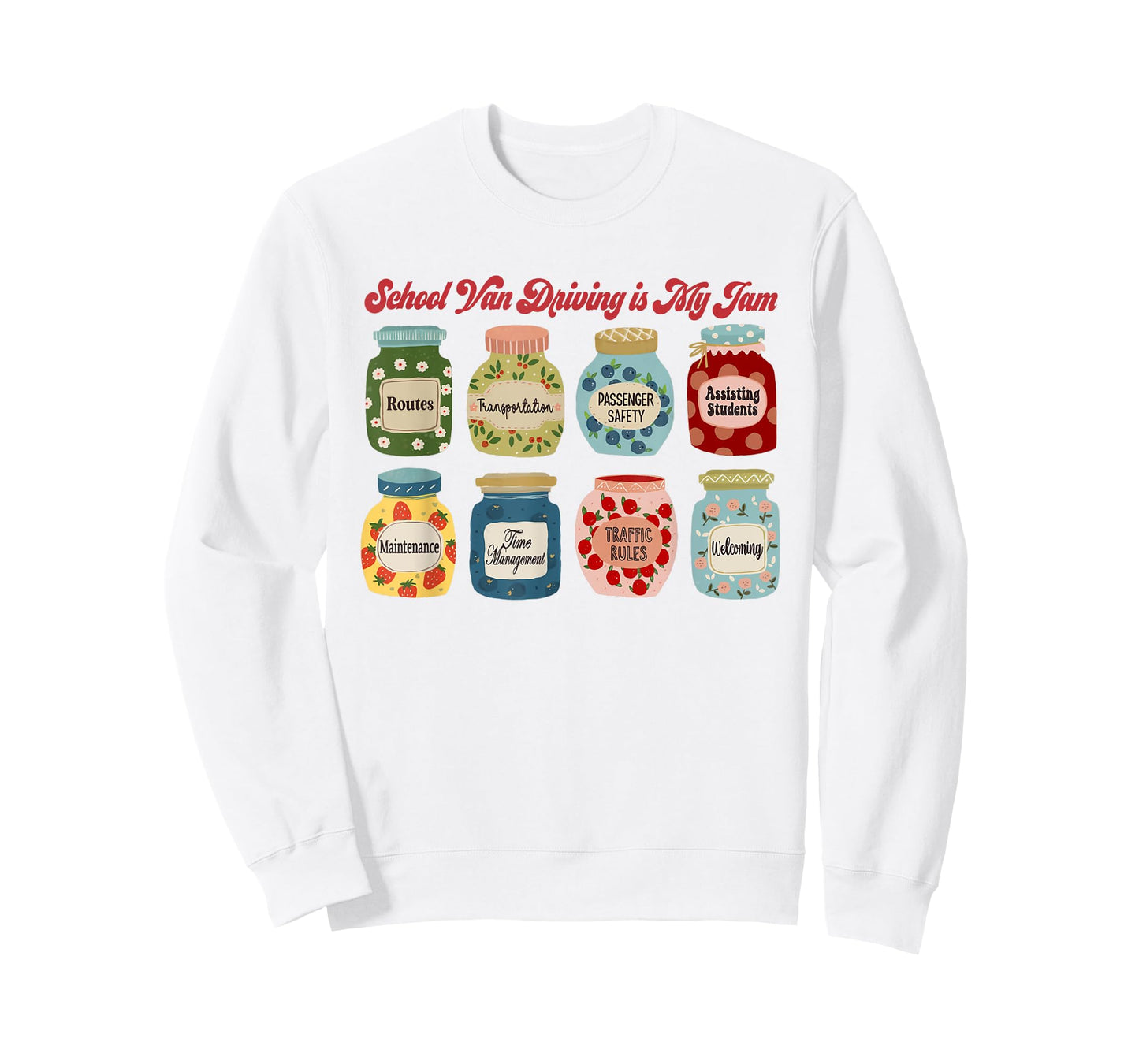 School Van Driving is My Jam School Bus Driver Appreciation T-Shirt