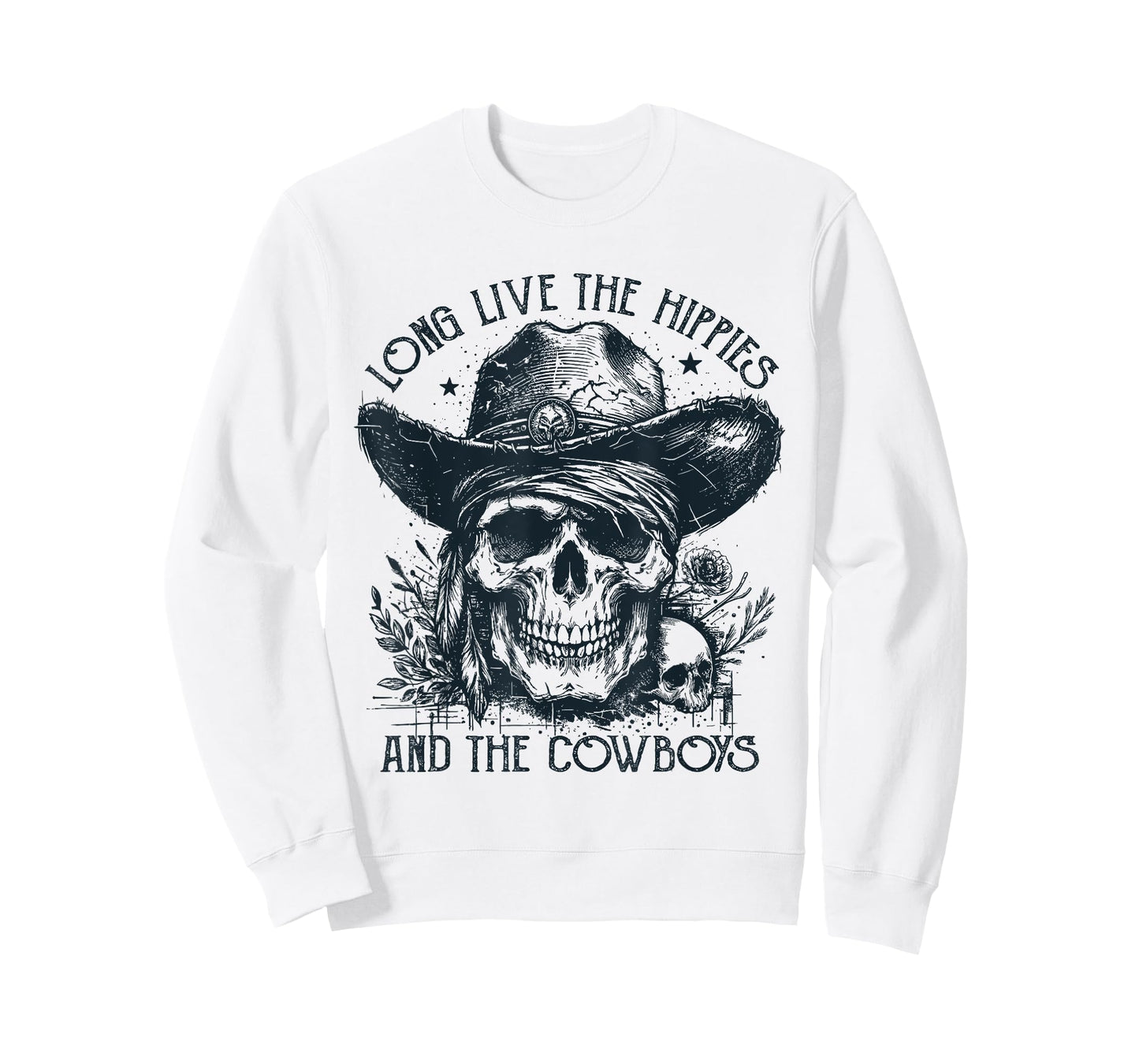 Long Live The Hippies And The Cowboys Country T-Shirt