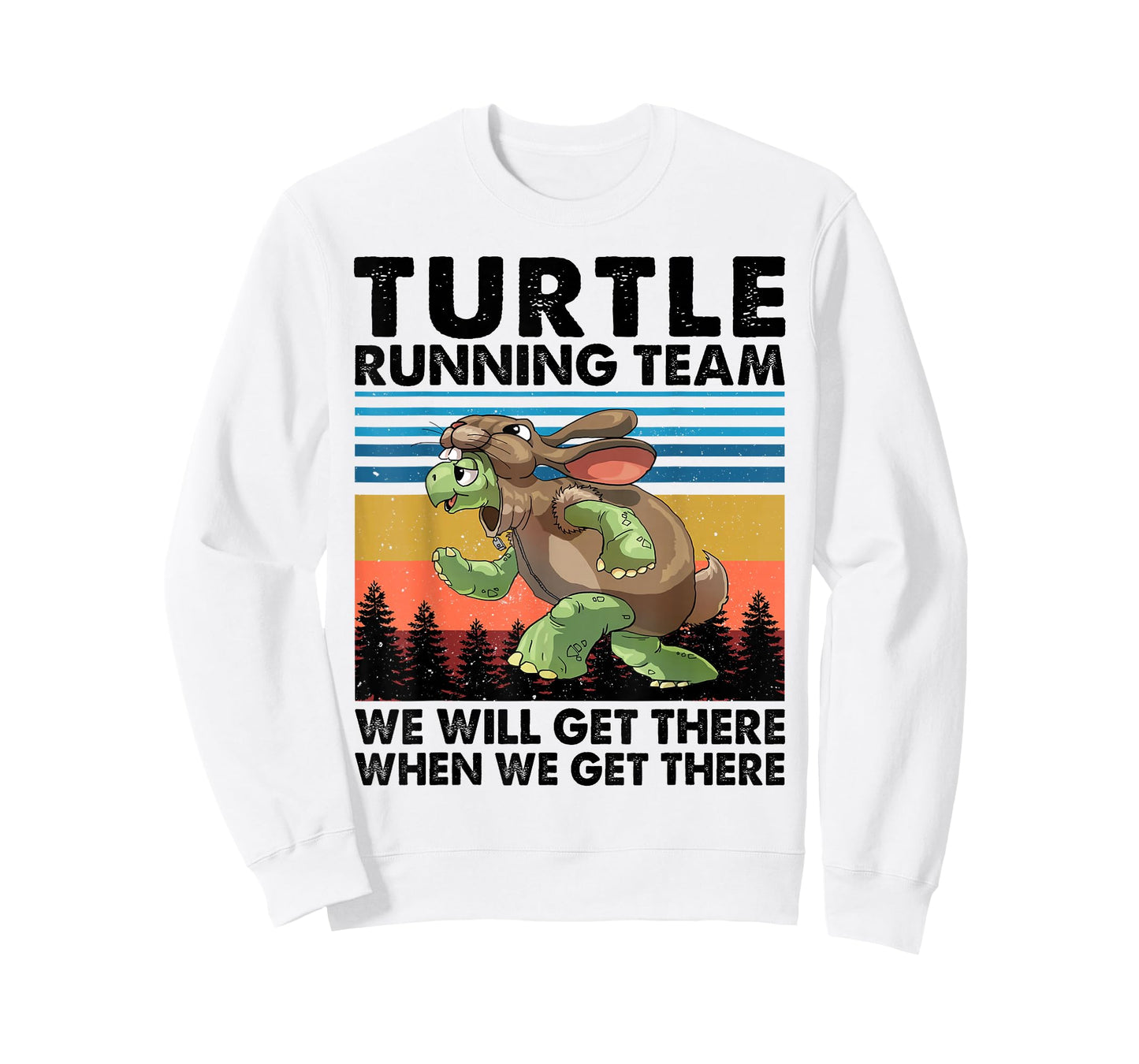 Turtle and Rabbit Running Team Running Marathon Day T-Shirt