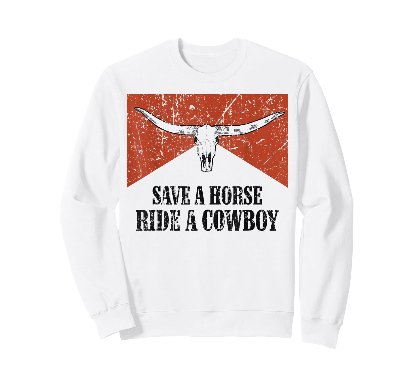 Bull Skull Save A Horse Ride A Cowboy Western Country T-Shirt