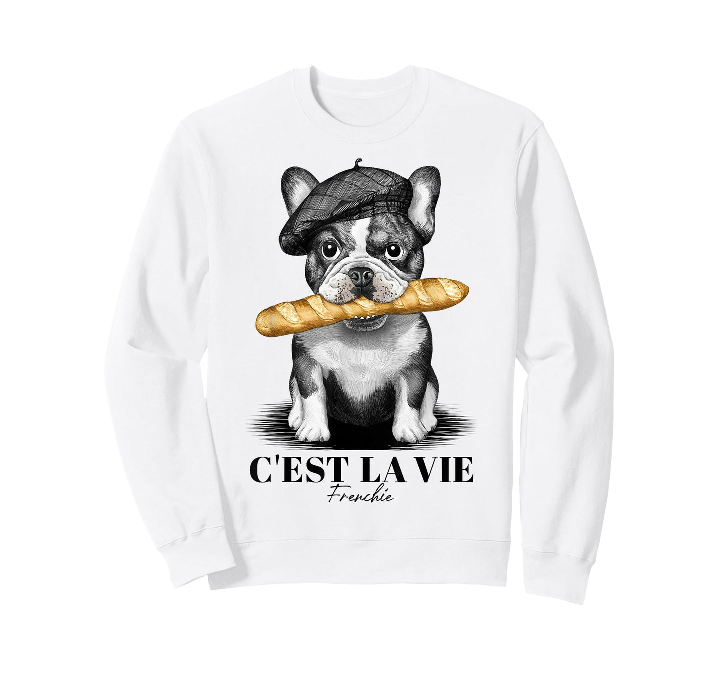 French Bulldog Frenchie Dog Lover Dad Dog Mom C'est La Vie T-Shirt