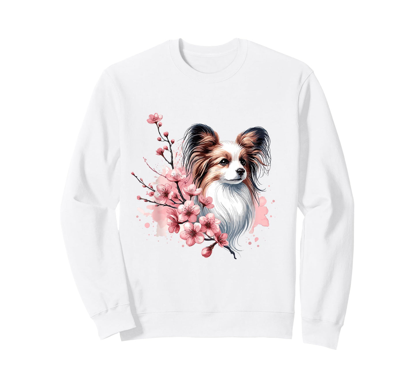 Cherry Blossoms Watercolour Papillon T-Shirt